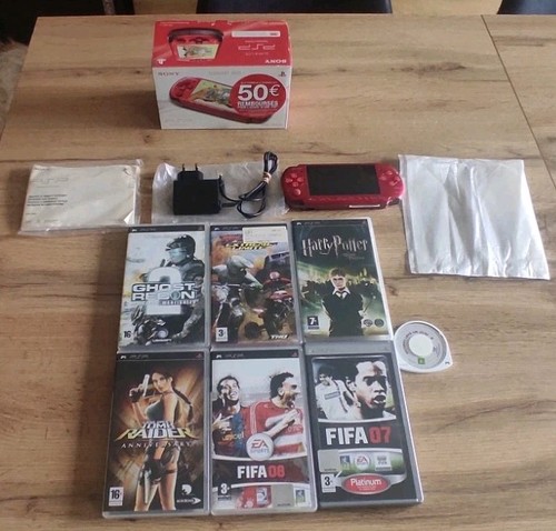 Psp 3004 sony rosso - -3004,