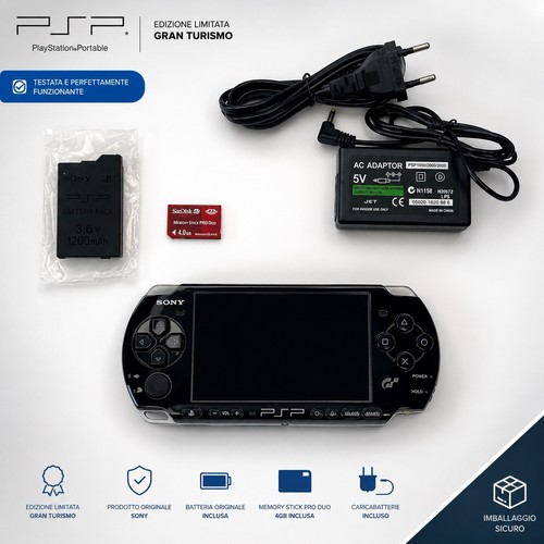 Console sony psp 3004 - 4gb, nera